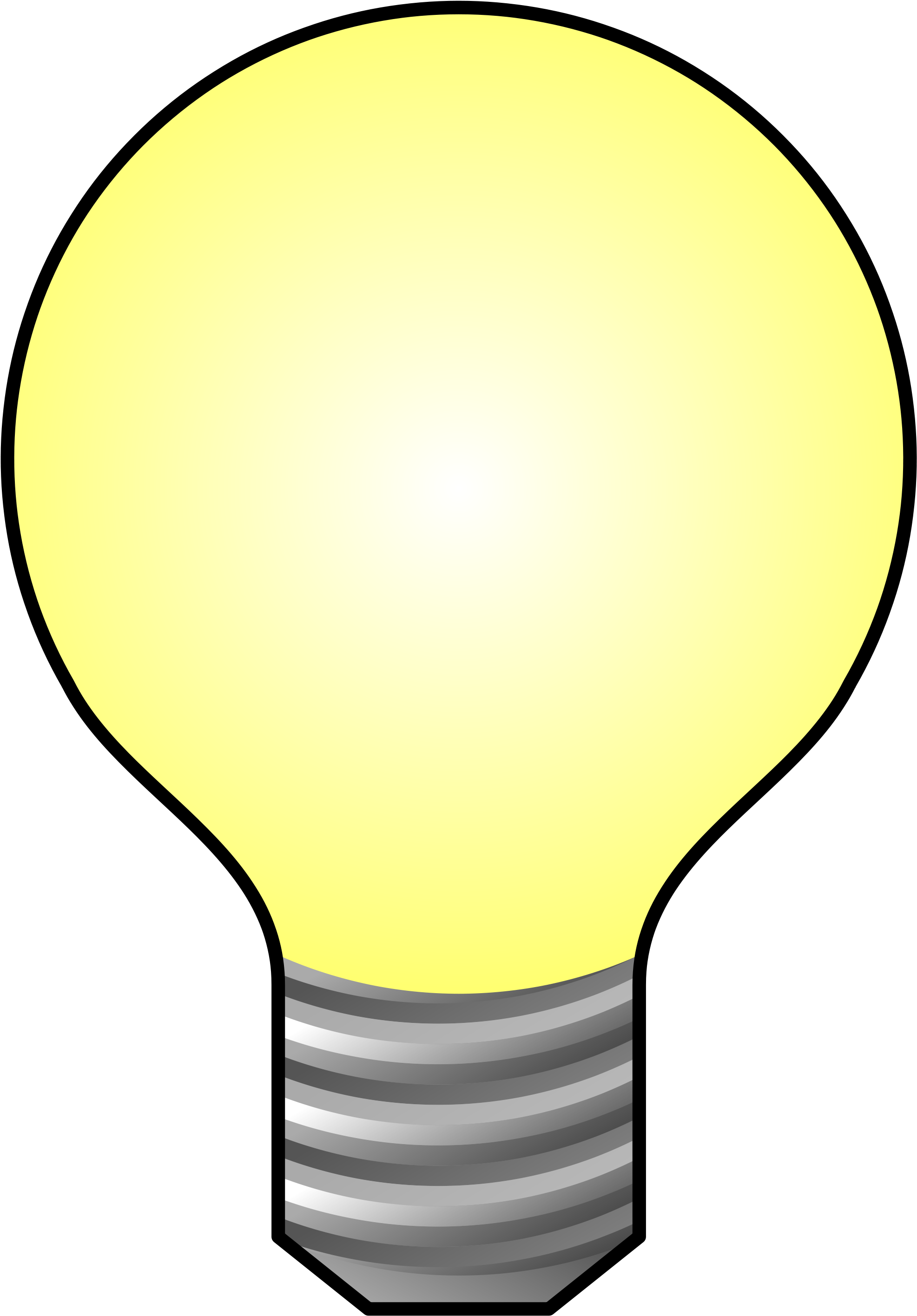 Picture Library Download Light Bulb Icon Svg Wikimedia - Transparent Background Light Bulb Clipart (2000x2854), Png Download