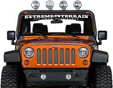 Orange Jeep Png Picture - Jeep Wrangler Lights (400x300), Png Download