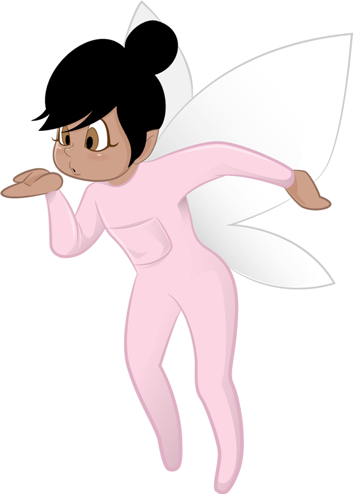 Png Royalty Free Download Clipart Tooth Fairy - Black Tooth Fairy Png (833x986), Png Download