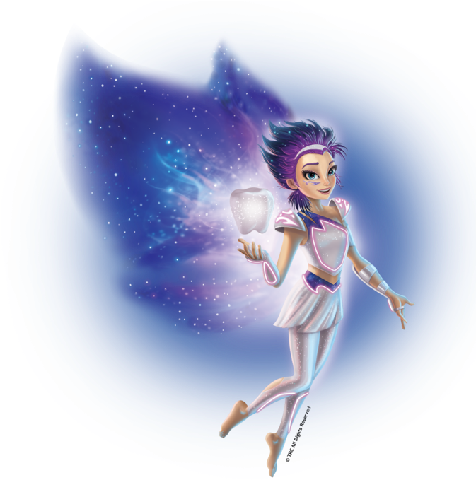 The Wishingtooth Tooth Fairy App - Tooth Fairy Transparent Png (672x700), Png Download