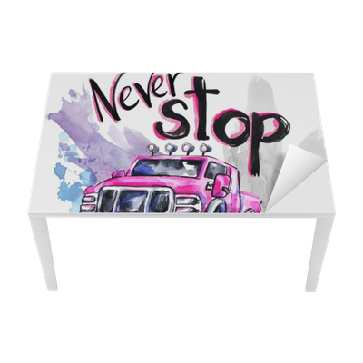 Watercolor Multicolor Illustration - Nissan Navara (400x400), Png Download