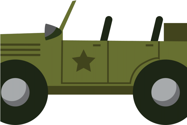 Png Free Clipart Jeep - Army Clipart (640x480), Png Download