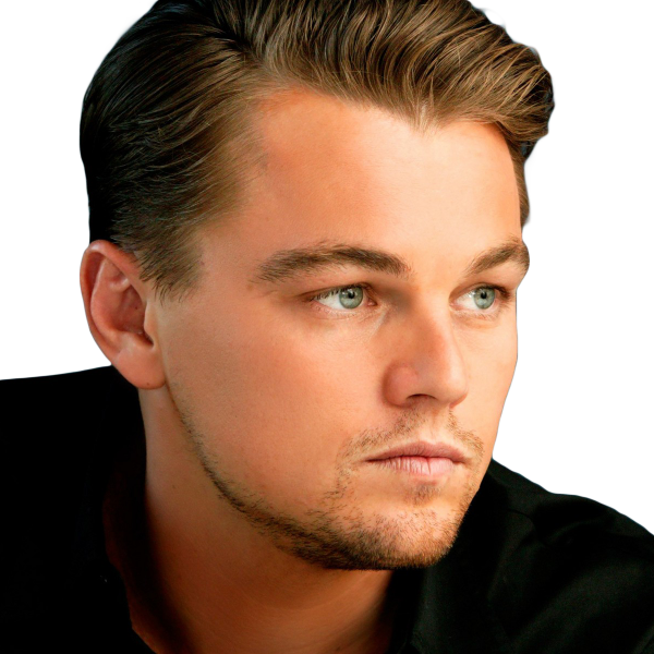 Dandy Short Haircuts - Leonardo Dicaprio (600x600), Png Download