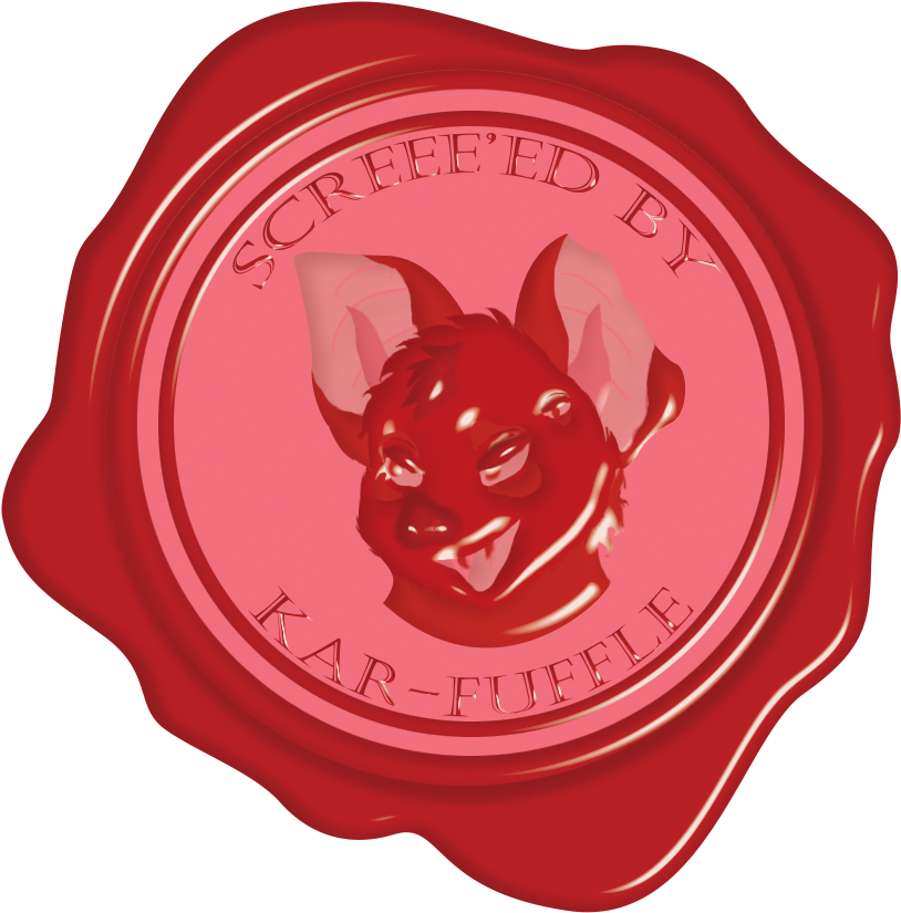 "scree'd By Kar-fuffle" Wax Seal - Rhinoceros (900x900), Png Download