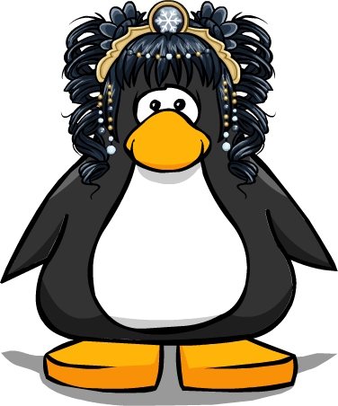The Snow Fall From A Player Card - Club Penguin Tour Guide Hat (376x452), Png Download