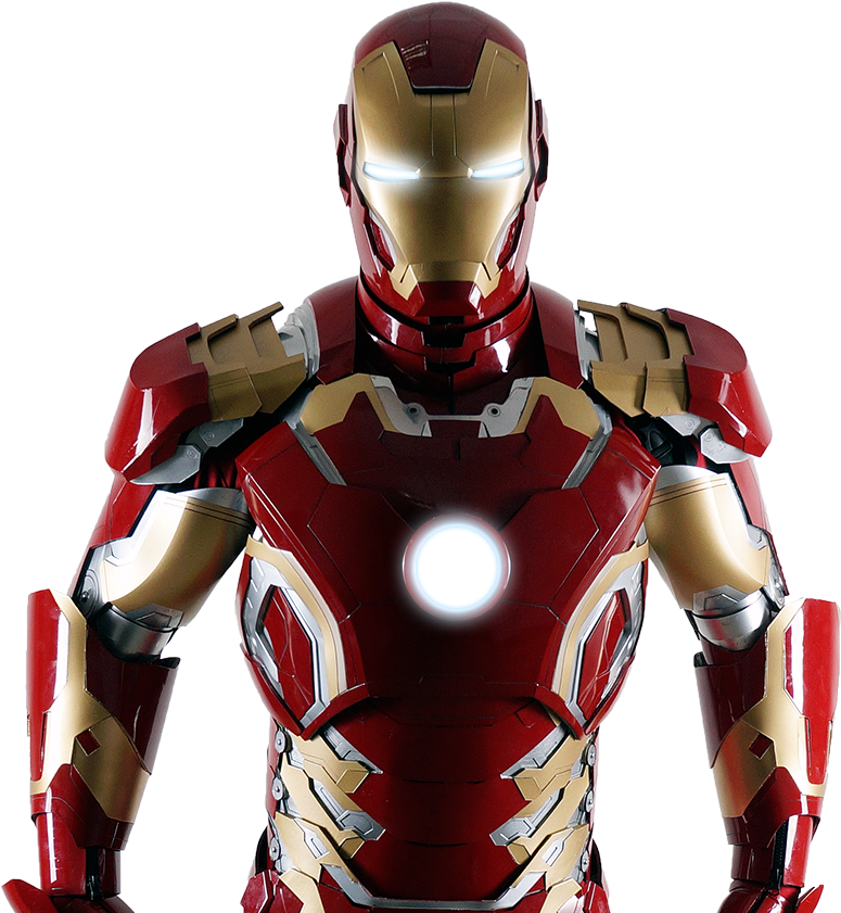 Police Are Investigating The Disappearance Of The Suit - Iron Man Suit Png (866x840), Png Download
