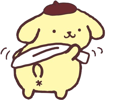 Transparent Background Brain Clipart - Pom Pom Purin Kawaii (413x456), Png Download
