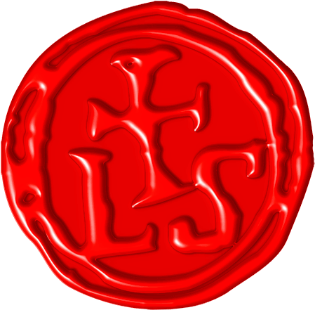 Larsen Wax Seal - Circle (500x500), Png Download