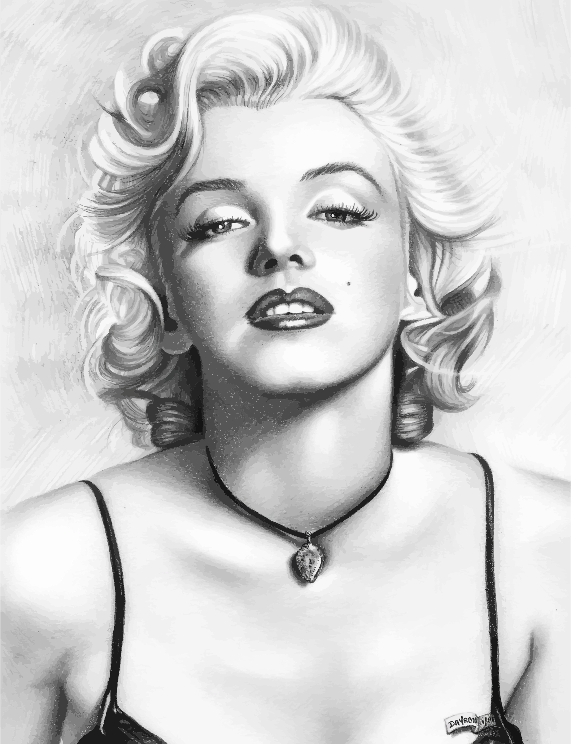 This Free Icons Png Design Of Marilyn Monroe Pencil (1844x2400), Png Download