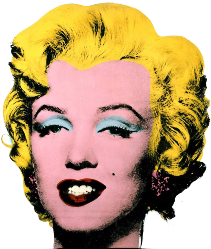 Marilyn Monroe, Art, And Pop Art Image - Marilyn Monroe Face Png (500x499), Png Download