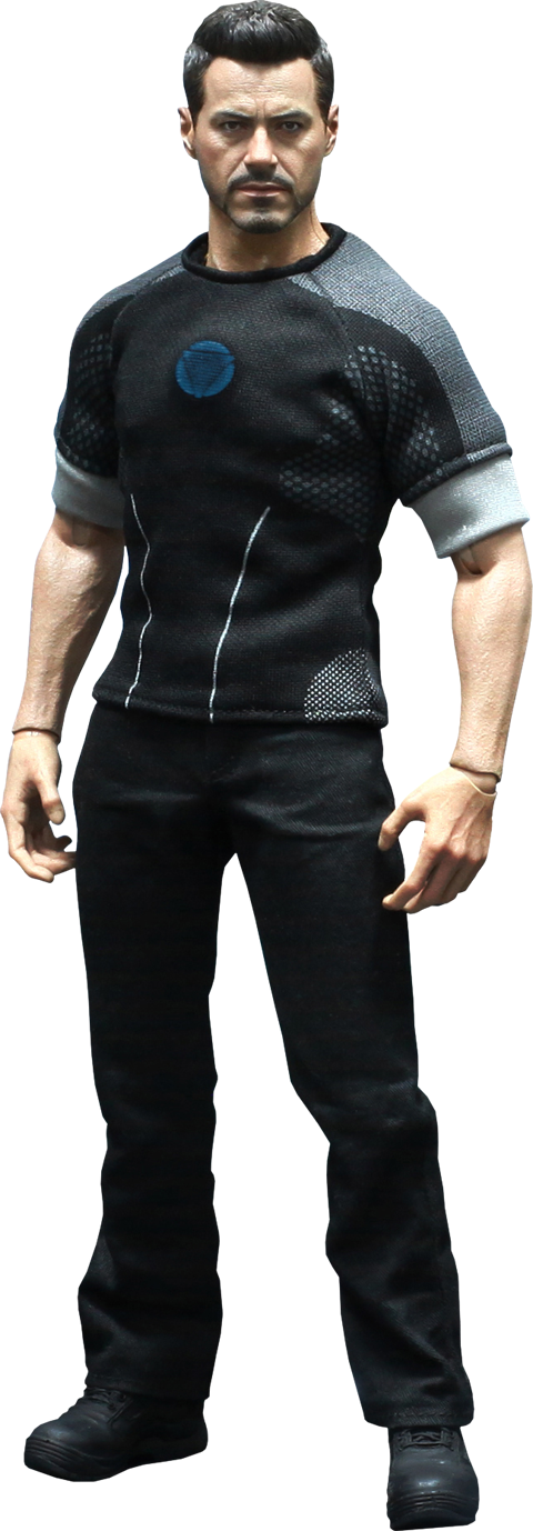 Hot Toys Tony Stark Sixth Scale Figure - Ace Type 0 Summer (480x1378), Png Download