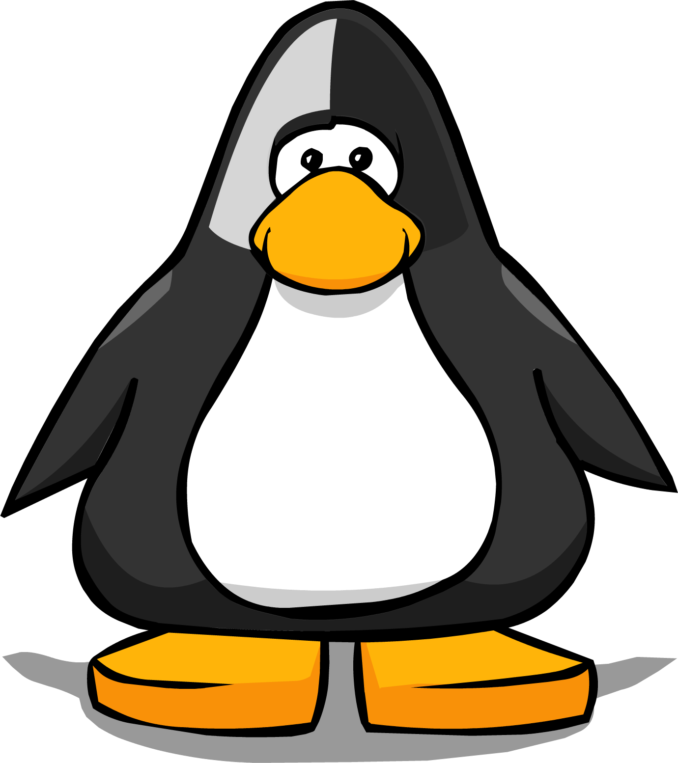 Black Face Paint Playercard - Club Penguin Face Paint (1380x1554), Png Download