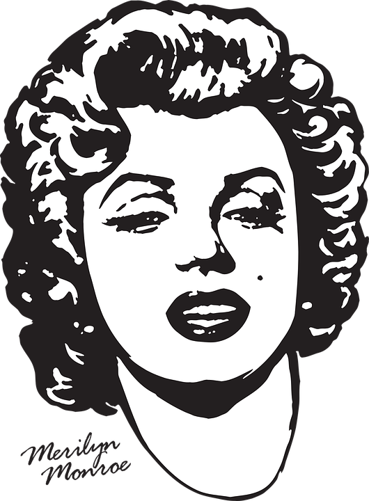 Merilyn Monroe, Printing On T-shirt, Actress - Marilyn Monroe (530x720), Png Download