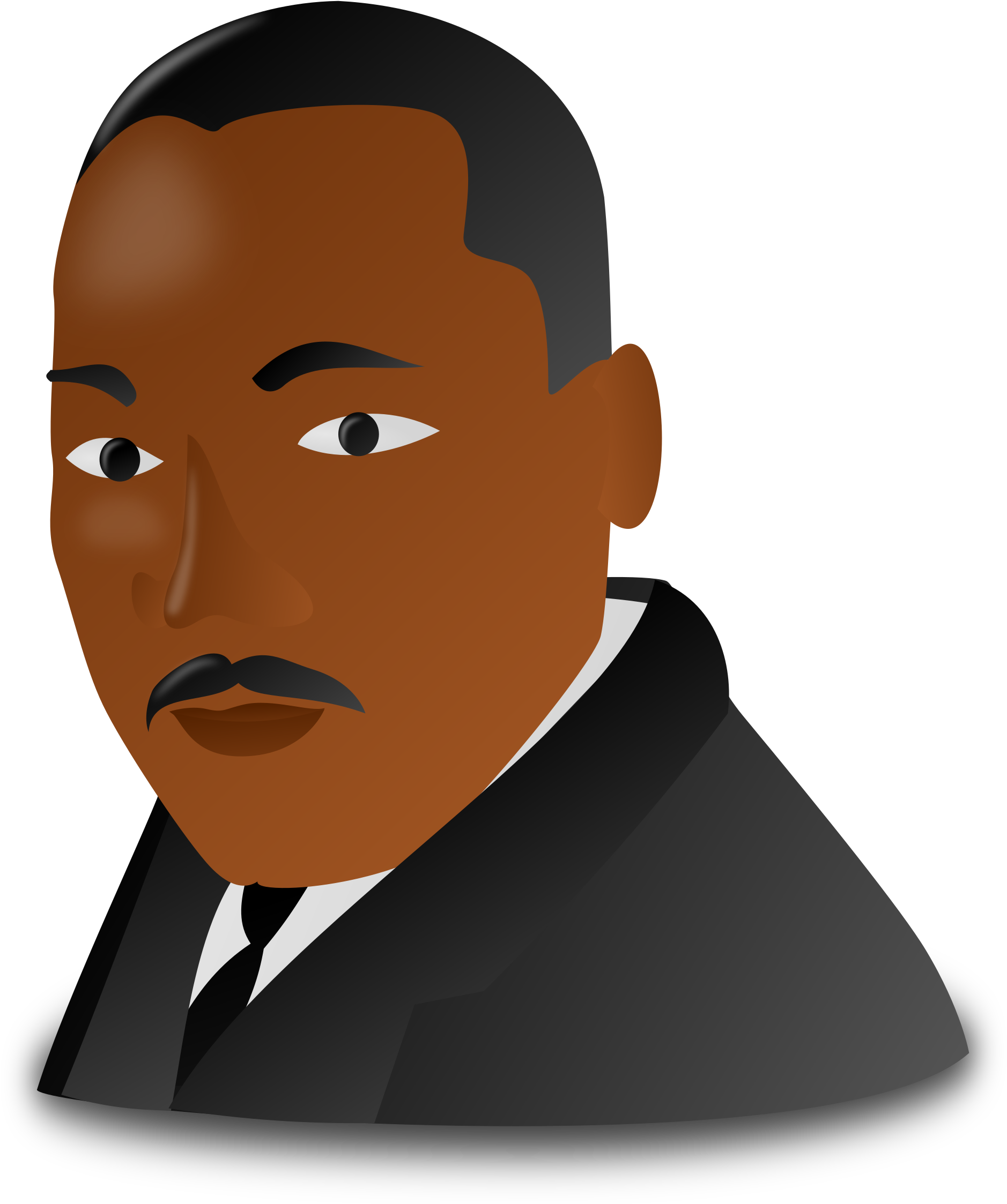 Clipart - Martin Luther King Jr Transparent Gif (2400x2400), Png Download