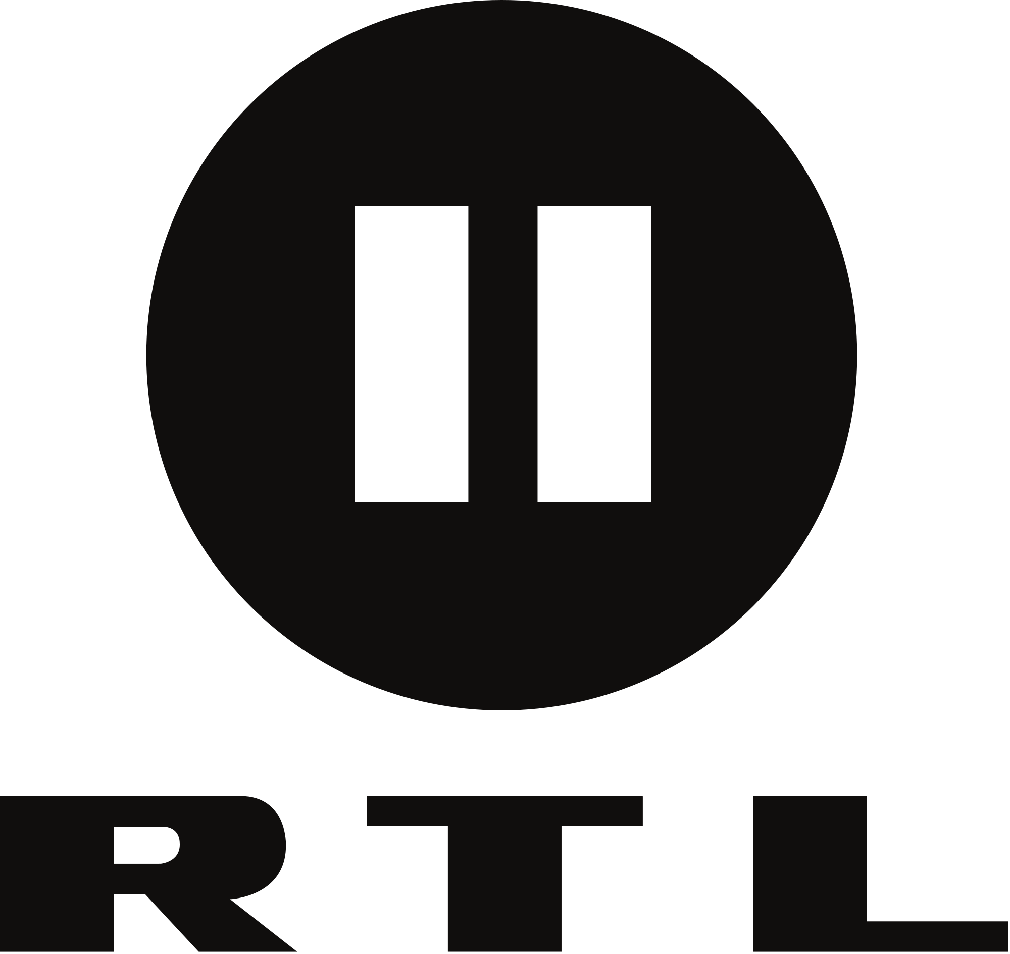 Rtl Ii Logo Transparent Png Sticker - Rtl Ii (2000x1891), Png Download
