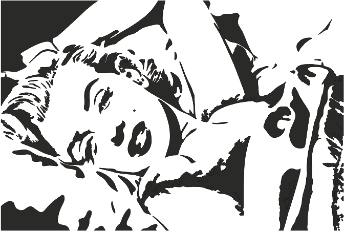 Marilyn - Marilyn Monroe Vector Eps (710x592), Png Download