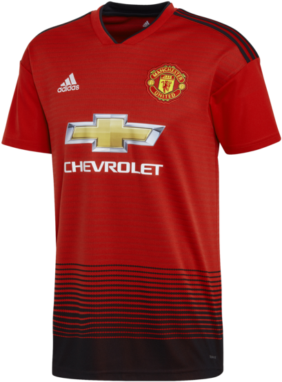 Manchester United Adults Home Jersey - Manchester United Away Kit 2018 19 (600x600), Png Download
