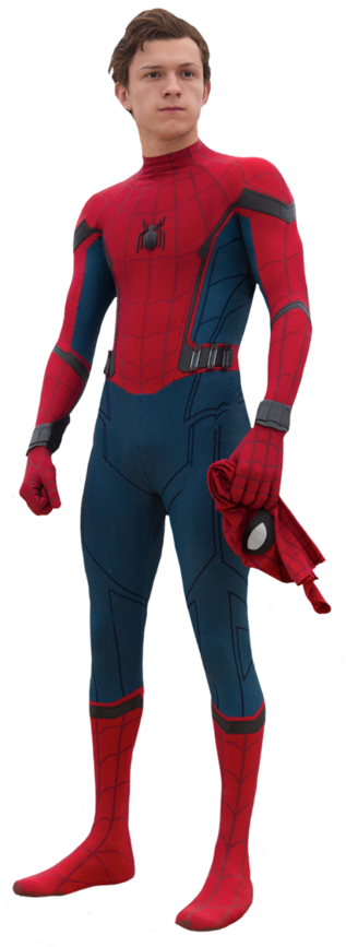 The Colossal Spider-man - Spider-man Homecoming Suit - Spider-man Cosplay 2017 (338x866), Png Download