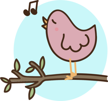 Drawing Art Painting Singing Music - Singing Animals Cartoon (363x340), Png Download