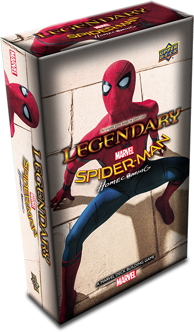 Legendary, The Very Popular Deck Building System, Added - Legendary Spider Man Homecoming (500x719), Png Download