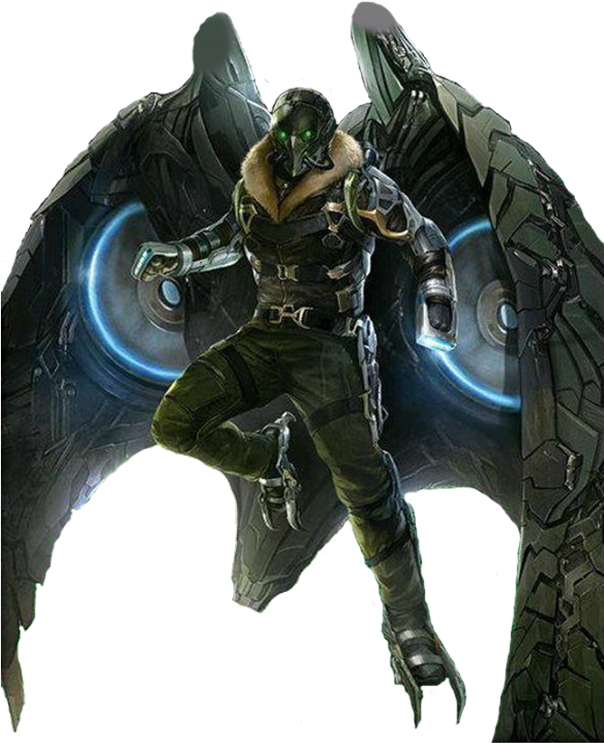 Spider Man Homecoming - Spider Man Homecoming Vulture Poster (585x734), Png Download