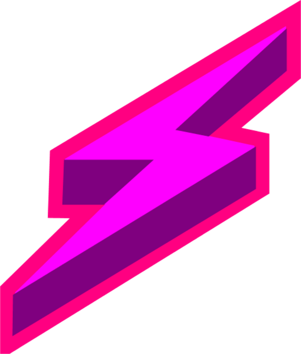 Download Red Lightning Bolt Png Download Pink Lightning Bolt Png Png Image With No Background Pngkey Com