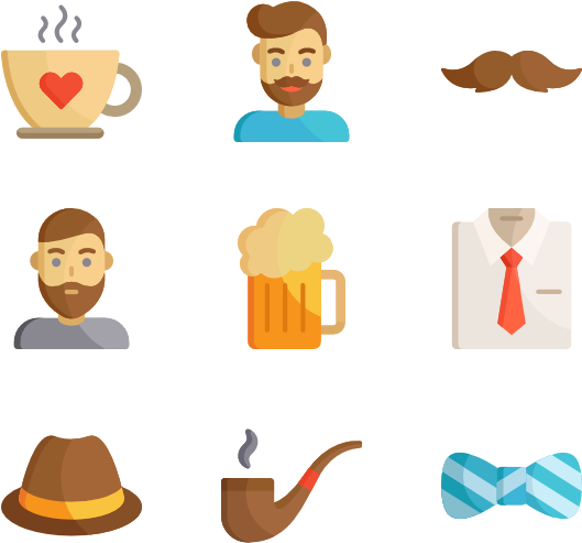 Fathers Day Icons (600x564), Png Download