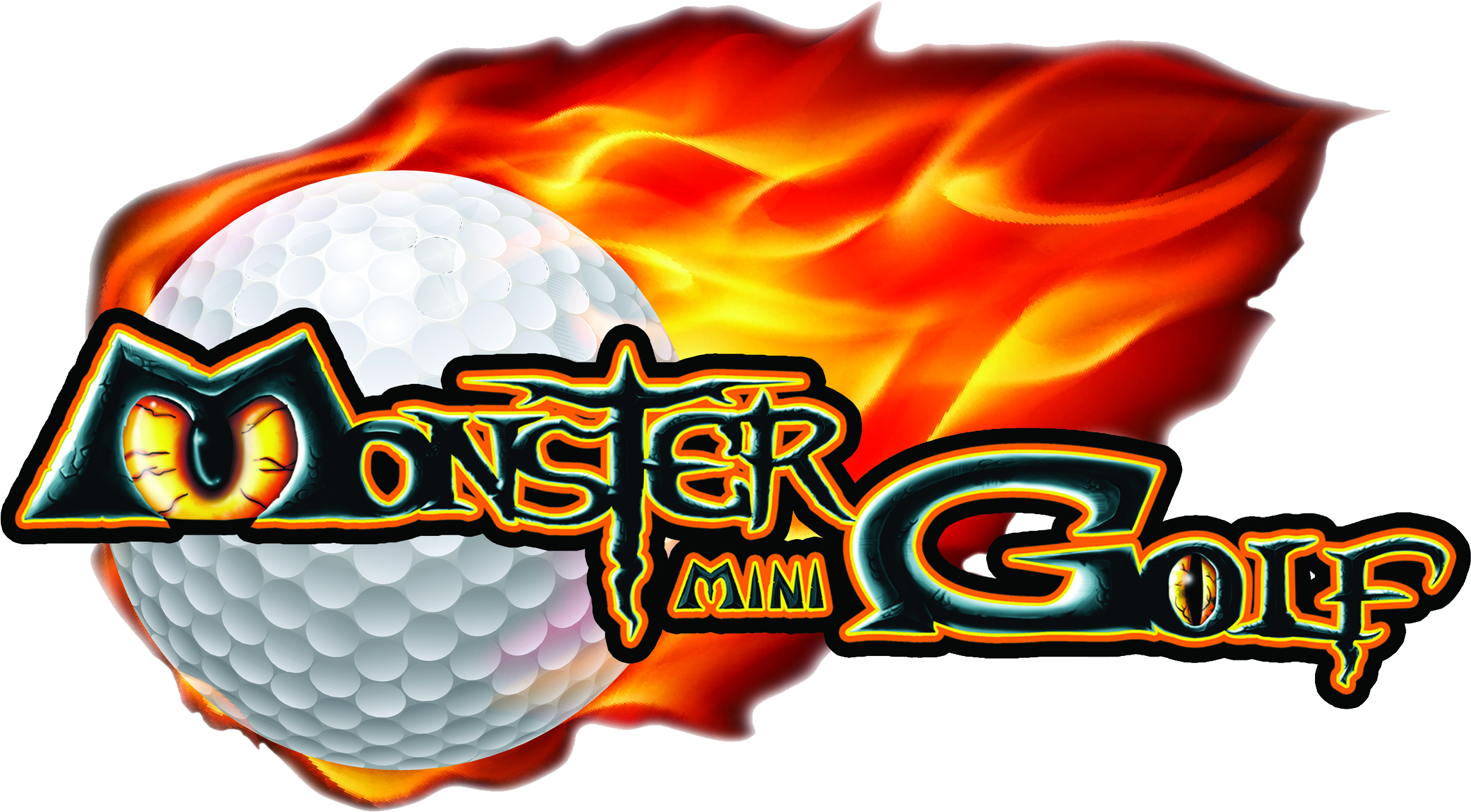 Monster Mini Golf - Monster Mini Golf Logo (2400x1380), Png Download