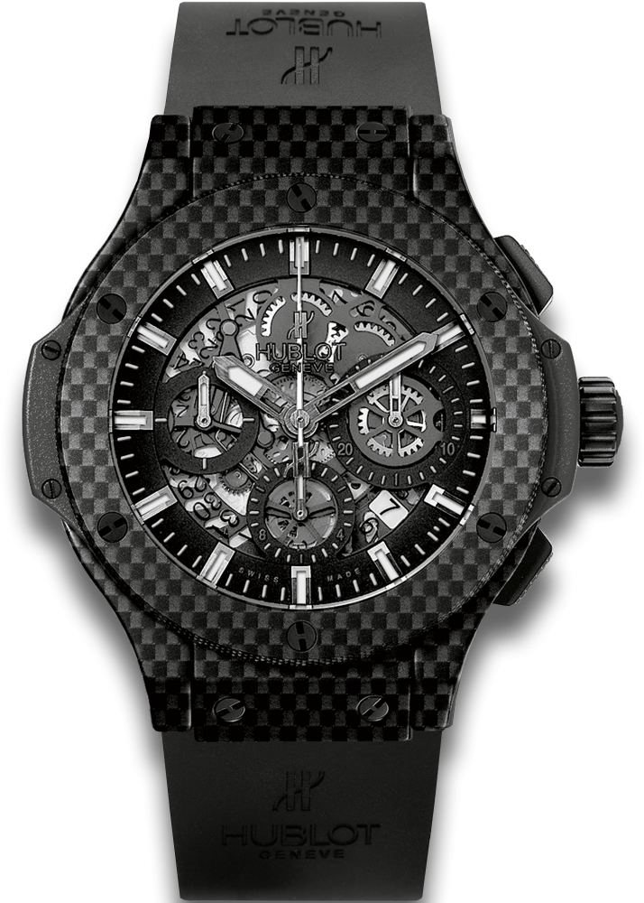 Big Bang Aero Bang Carbon - Hublot Big Bang Aero Bang Carbone (1000x1000), Png Download