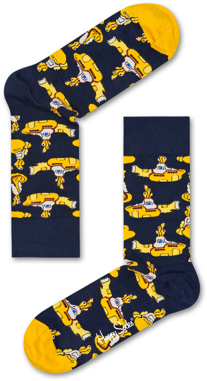 Happy Socks Beatles (1012x1422), Png Download
