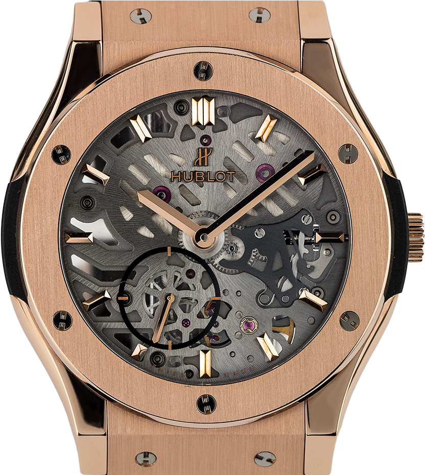 Hublot Classic Fusion Rose Gold 42mm - Hublot Classic Fusion Rose Gold 42mm 545.ox.0180.lr (928x929), Png Download