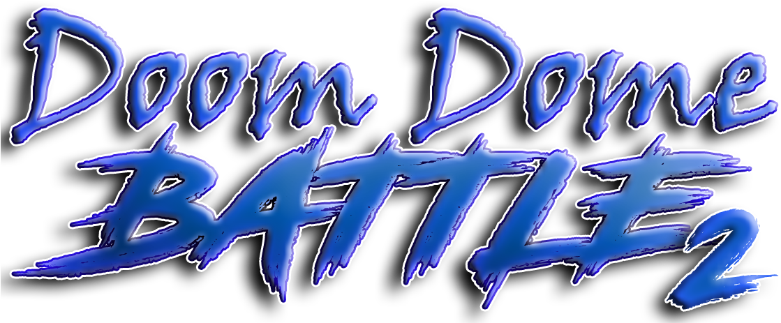 Doom Dome Battle 2 Logo By Solarrion (1129x477), Png Download