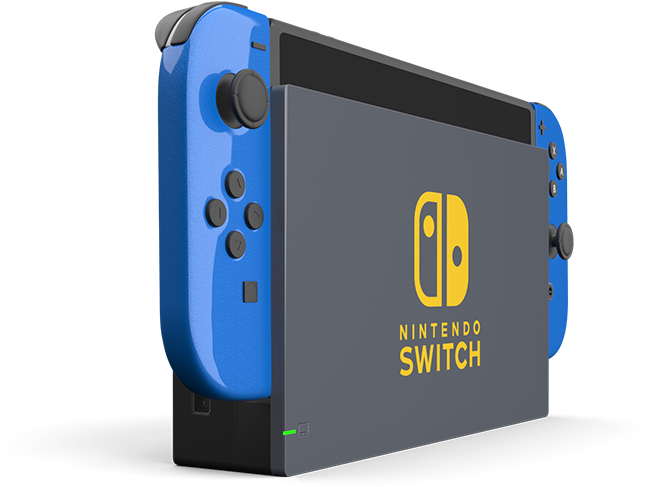 Nintendo Switch Custom Nintendo Console Colorware Nintendo - Video Game Console (800x700), Png Download