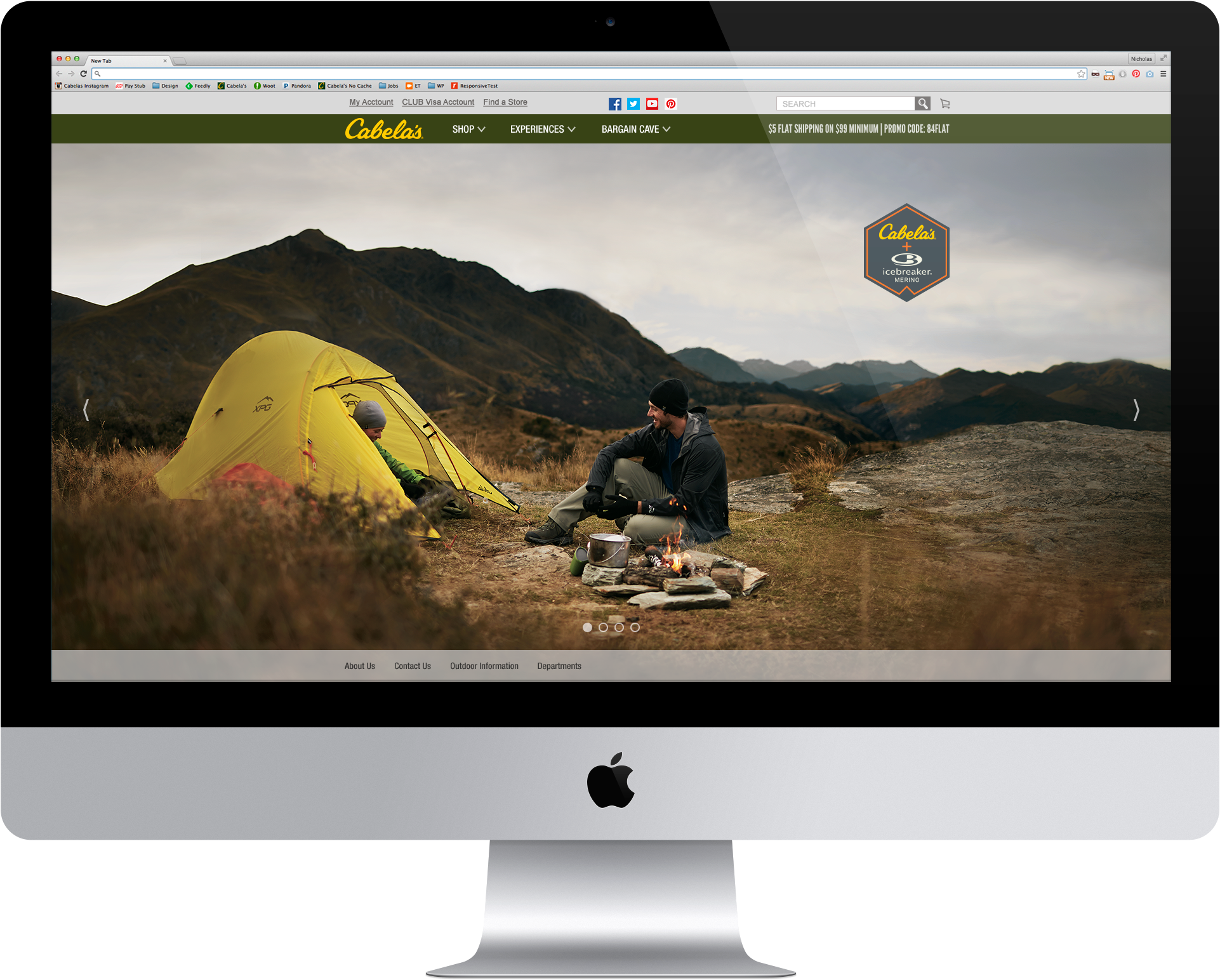 Cabela's Site Redesign - Strategy (1932x1568), Png Download