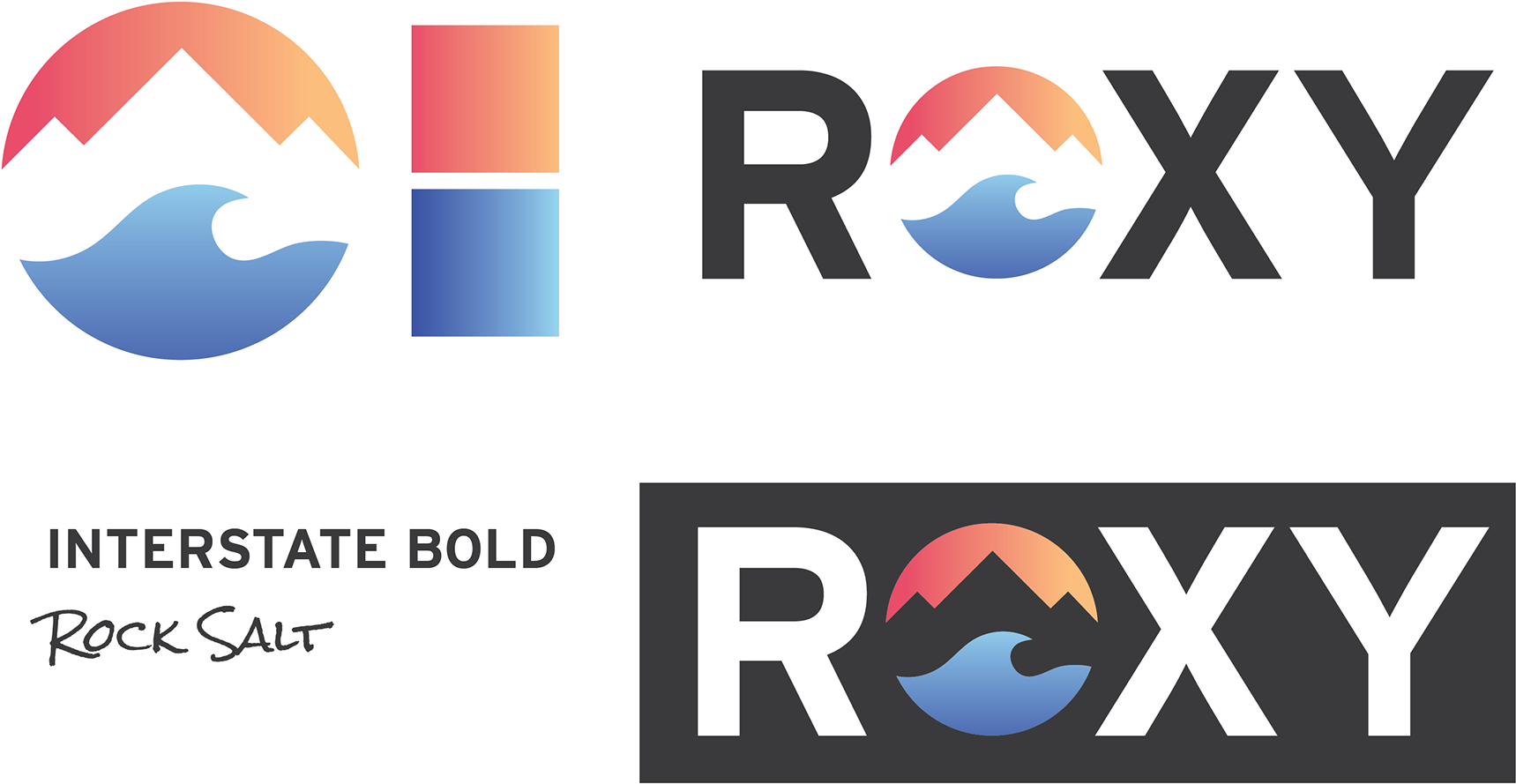 Colored Gradients Help Identify The Wave And Mountain - Graphic Design (1920x1115), Png Download