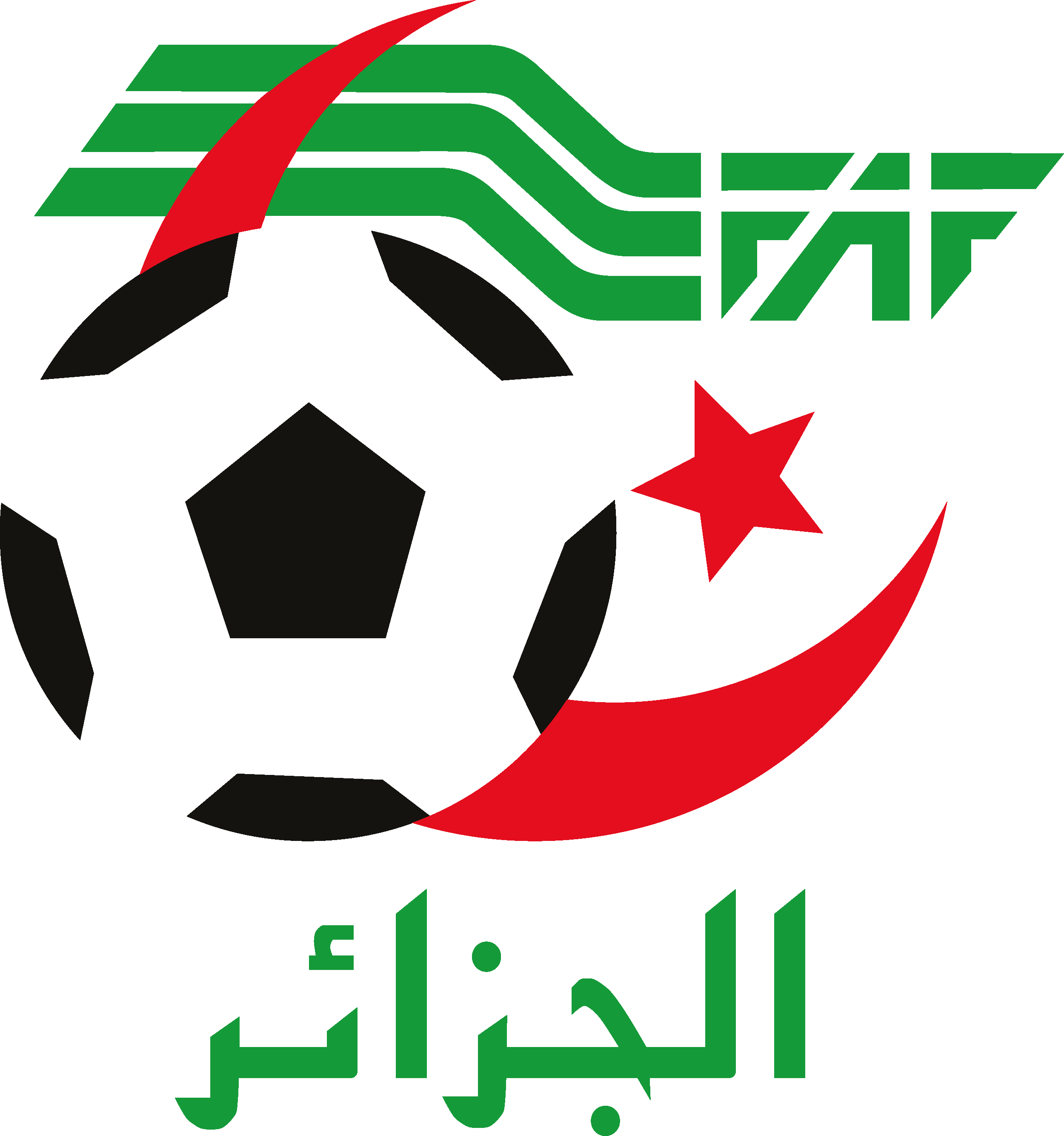 Algerian Football Federation & Algeria National Football - Logo Algeria 512x512 Kits (2500x2668), Png Download
