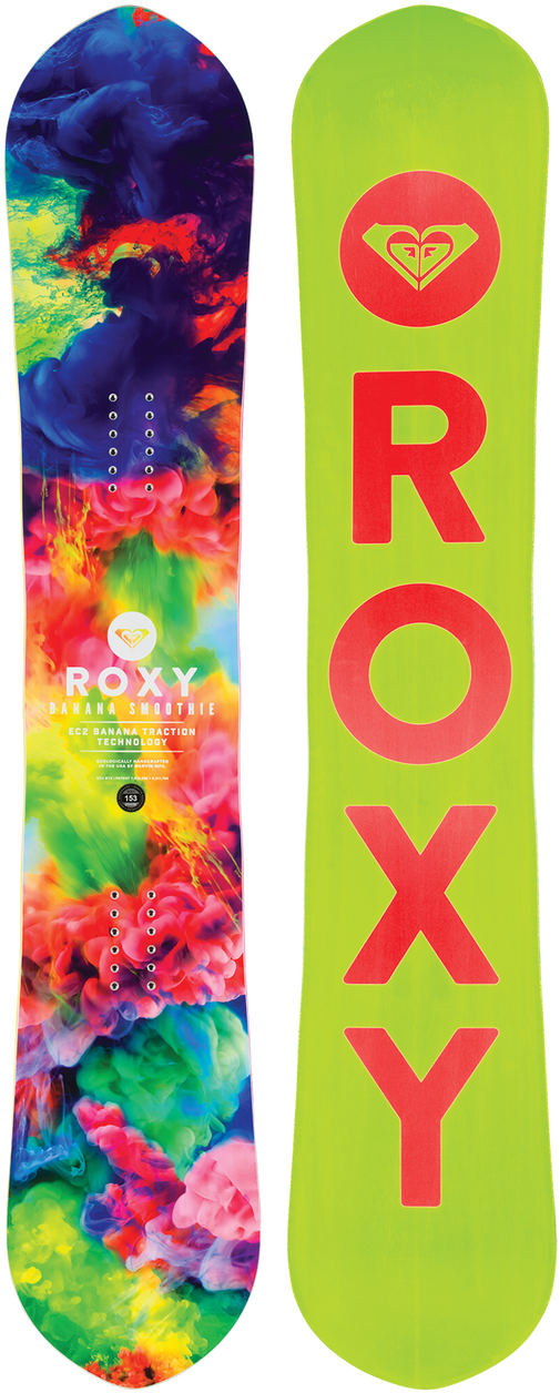 Roxy Banana Smoothie - Roxy Snowboards (1280x1280), Png Download
