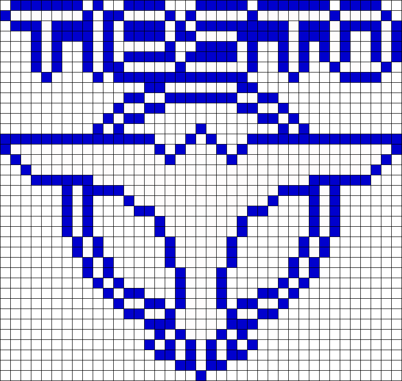 Tiesto Logo Perler Bead Pattern / Bead Sprite - Pearl (820x778), Png Download
