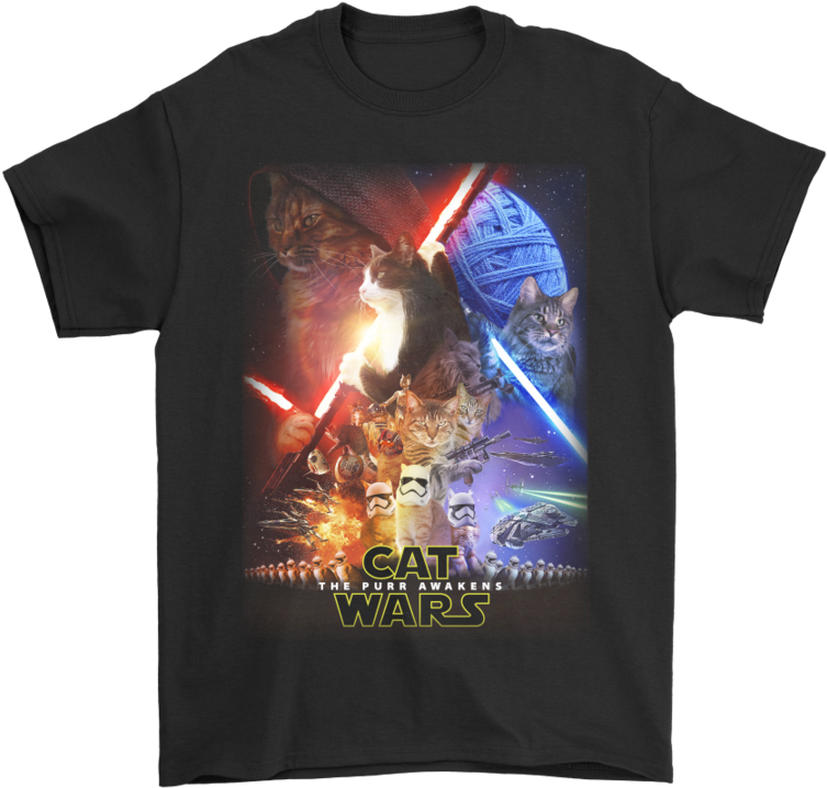 Cat Wars The Purr Awakens Mashup Star Wars The Force - United States More Like Texas And Its 49 Bitches (900x900), Png Download