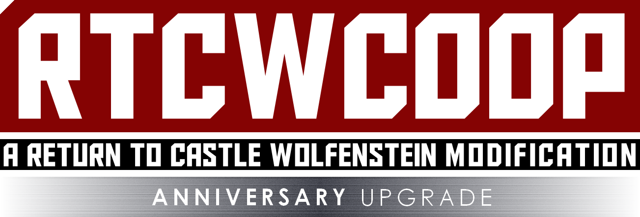 Anniversary Upgrade Is A Rtcwcoop Tribute Add On Patch, - Return To Castle Wolfenstein Multiplayer (1303x443), Png Download
