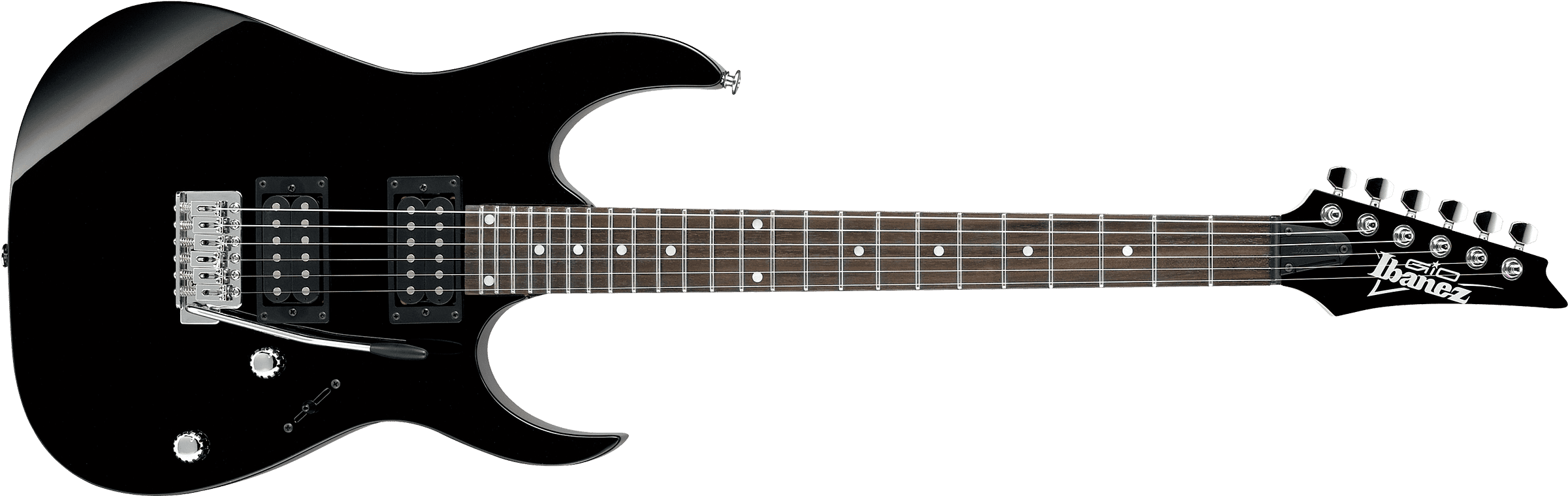 Electric Guitar Ibanez Grg140-sb Sunburst (2600x862), Png Download