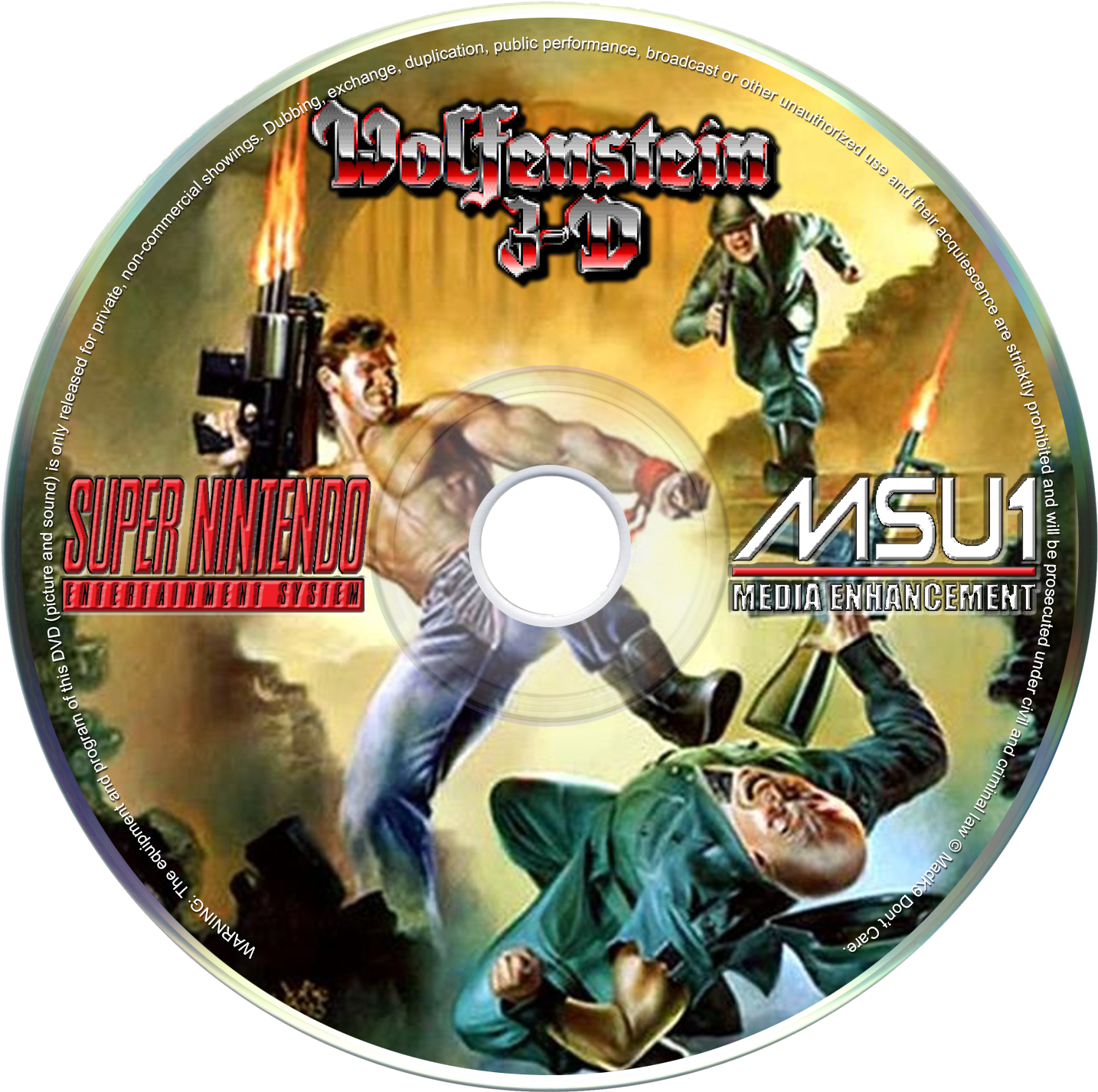 793421194 Disc Wolfenstein3-d - Wolfenstein 3d Top Seller Shareware (1686x1686), Png Download
