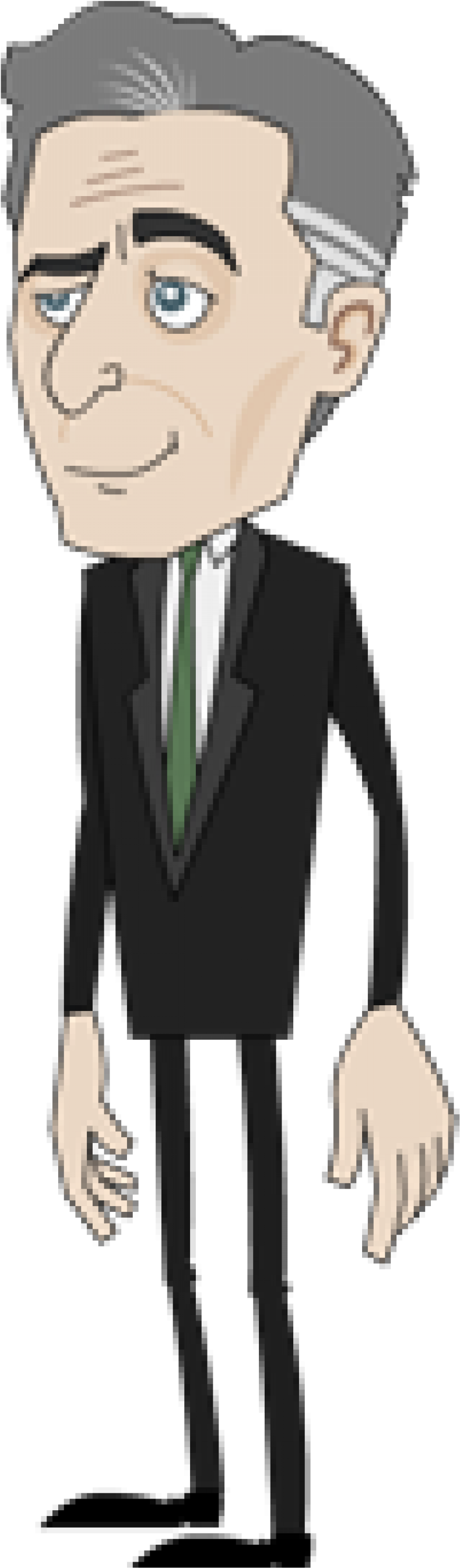 Goanimate's Comedy Central Avatar - Politician Man Cartoon (1484x3249), Png Download