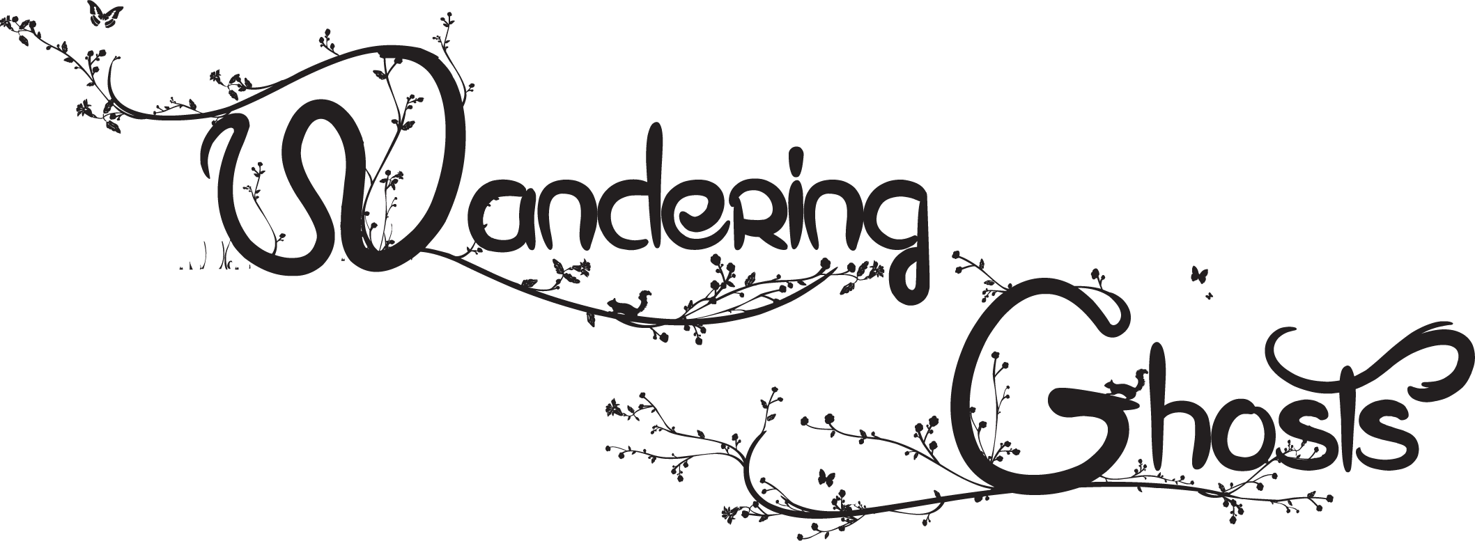 Wandering Ghosts - Calligraphy (2117x777), Png Download