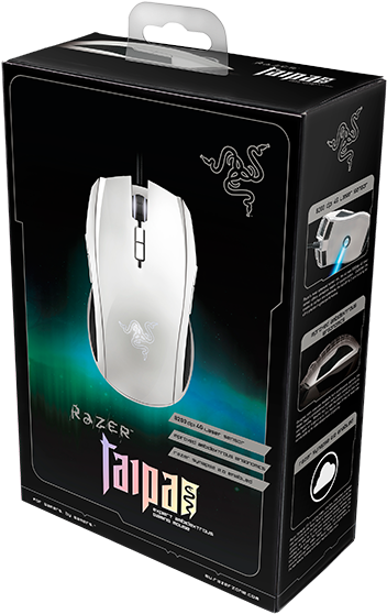 Razer Taipan Expert Ambidextrous Gaming Mouse (white) (800x600), Png Download