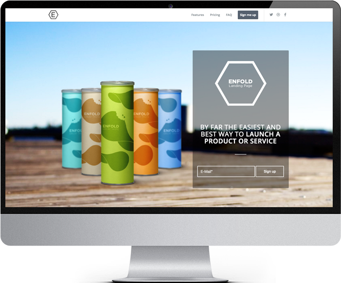 Landing Page For Google Adwords Ppc Campaign - Landing Page (725x600), Png Download