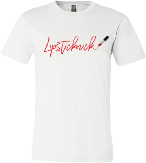 Lipsticknick Logo Tee (600x600), Png Download