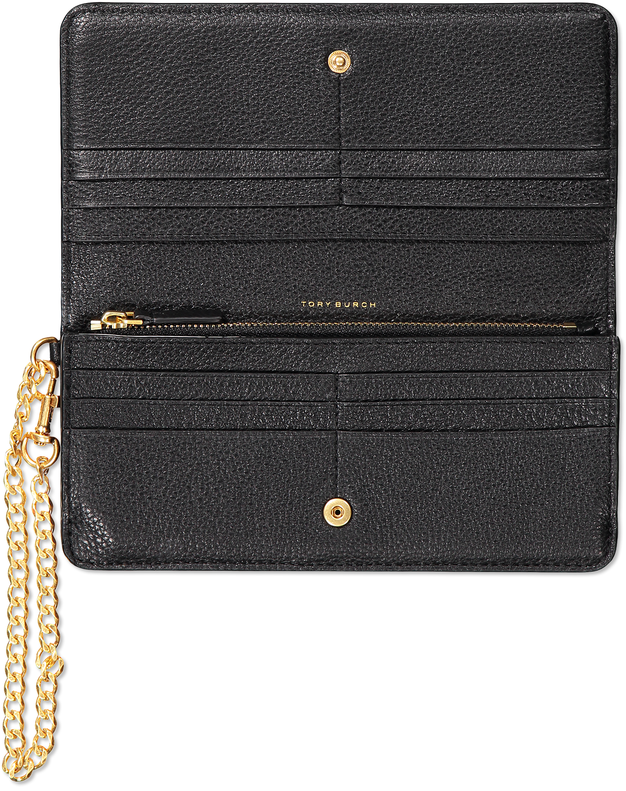 Chelsea Wristlet Pouch Black - Women's Tory Burch Chelsea Wristlet Pouch (1280x1920), Png Download