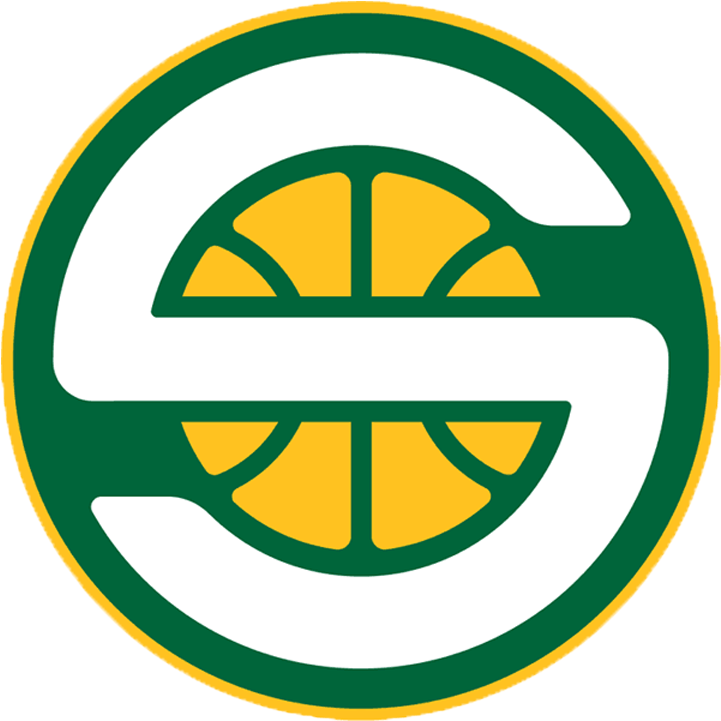 Nba 2k17 Arena Creation Seattle Supersonics 2001 2008 - Seattle Supersonics Logo (1024x1024), Png Download