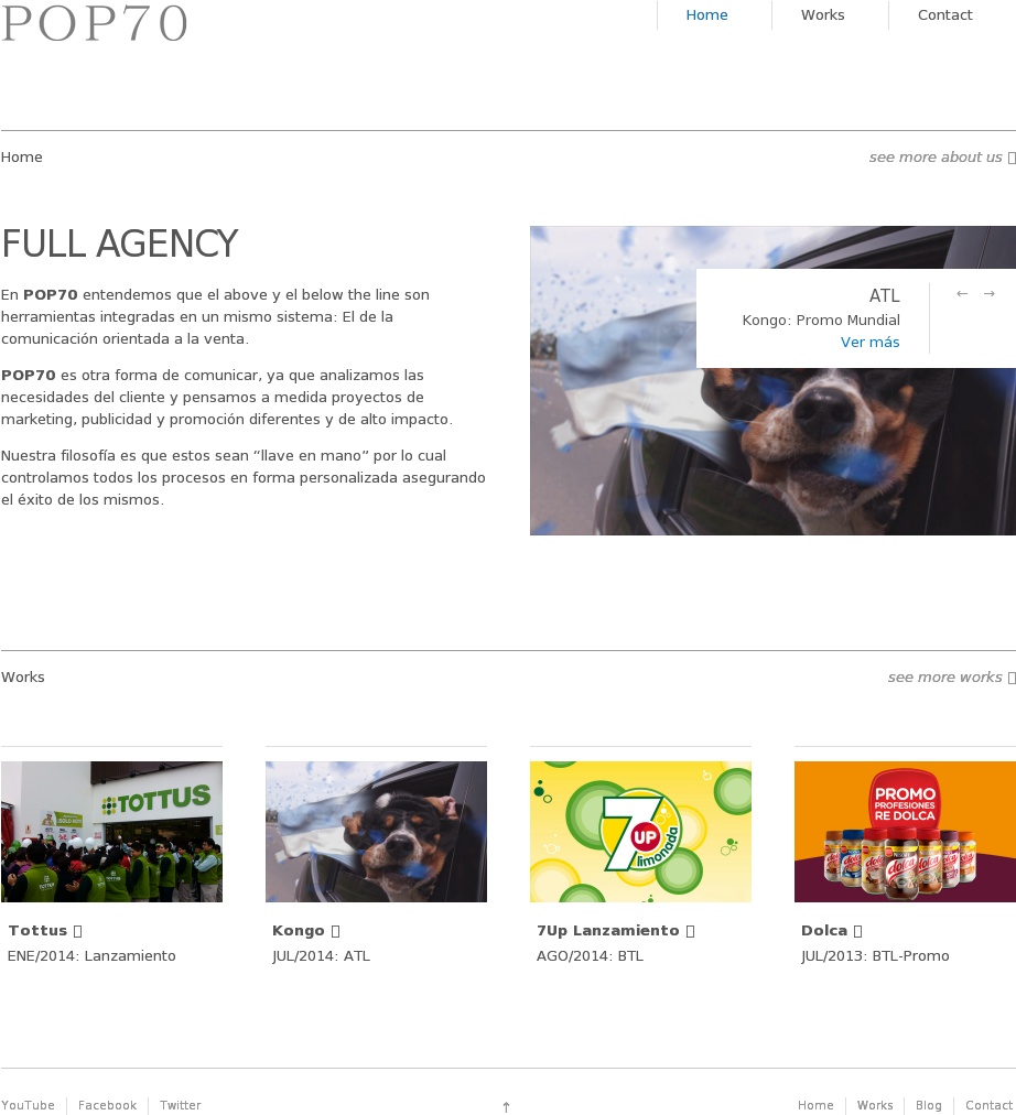 Pop70 Agencia Publicidad Competitors, Revenue And Employees - Web Page (1024x1171), Png Download